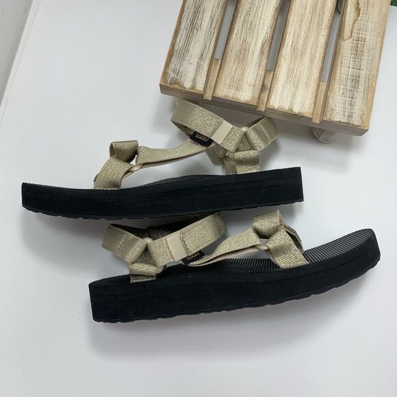 Teva Golden Metallic Womens Sandals Size 10 US Or 41 EU - NWOT - Picture 10 of 14